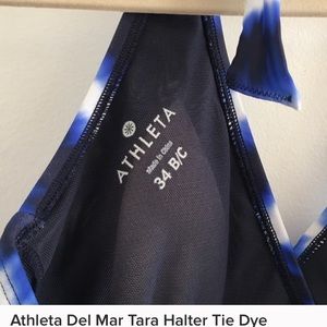 Athleta Del Mar tie dye swim dress.